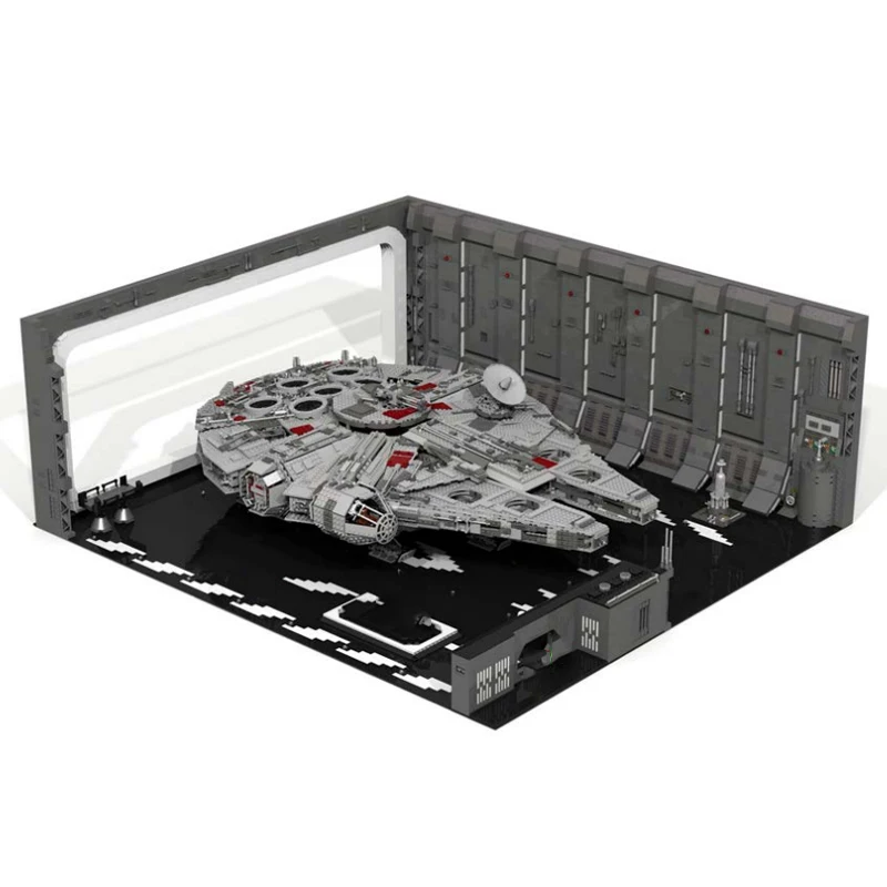 Docking Bay MOC For Star Wars UCS Millennium Falcon Bricks